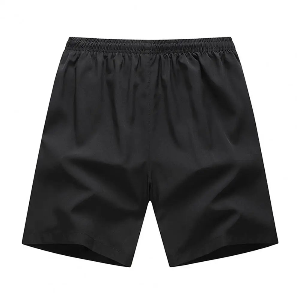 Pantalones cortos con cordón para hombre, transpirables, informales, secado rápido, elásticos, para correr, Verano