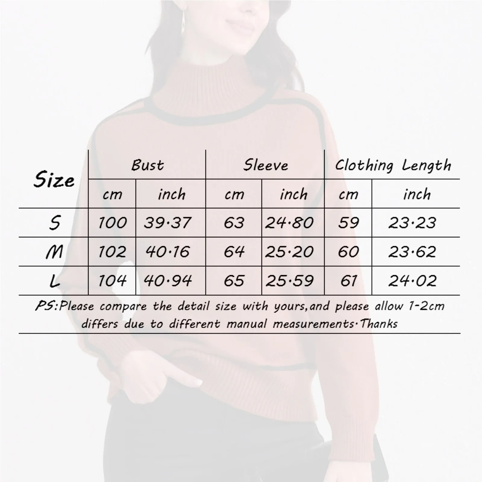 Knitwear Women's Tops Color Blocking Strip Turtleneck Jumper Autumn Winter Office Lady Casual Slim Ribbed Basic Pullover